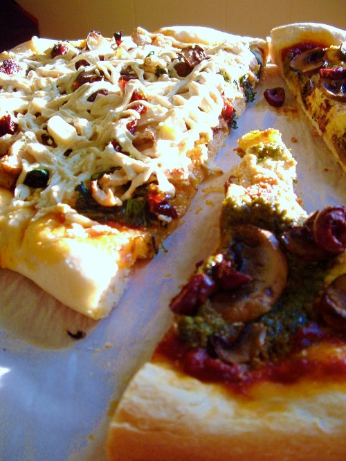 Vegan Pizza with Homemade Crust
